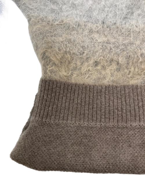 YOKE（ヨーク）YOKE (ヨーク) ARKnets (アークネッツ) 別注 GRADATION MOHAIR KNIT PULL OVER ベージュ サイズ:3の古着・服飾アイテム