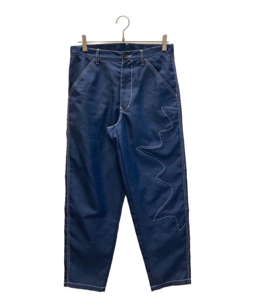 COMME des GARCONS SHIRT（コムデギャルソンシャツ）COMME des GARCONS SHIRT (コムデギャルソンシャツ) ステッチ カットワーク パンツ/Stitched Cutwork Pants ネイビー サイズ:XSの古着・服飾アイテム