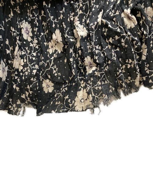 ISABEL ETOILE MARANT（イザベル）ISABEL ETOILE MARANT (イザベル) EIONA レーヨン プリントロングスカート ブラック×ベージュ サイズ:Sの古着・服飾アイテム