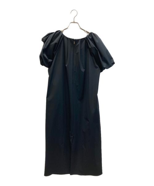 EPOCA（エポカ）EPOCA (エポカ) FABRICA サック リボンワンピース ブラック サイズ:Mの古着・服飾アイテム