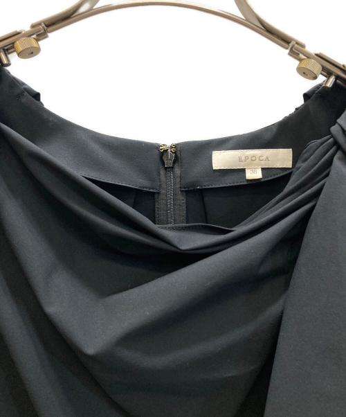 EPOCA（エポカ）EPOCA (エポカ) FABRICA サック リボンワンピース ブラック サイズ:Mの古着・服飾アイテム