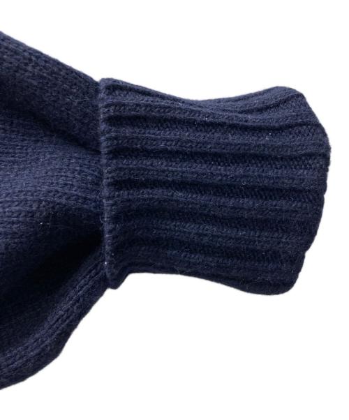 BLUE LABEL CRESTBRIDGE（ブルーレーベルクレストブリッジ）BLUE LABEL CRESTBRIDGE (ブルーレーベルクレストブリッジ) ドッキングニットワンピース ネイビー サイズ:Mの古着・服飾アイテム