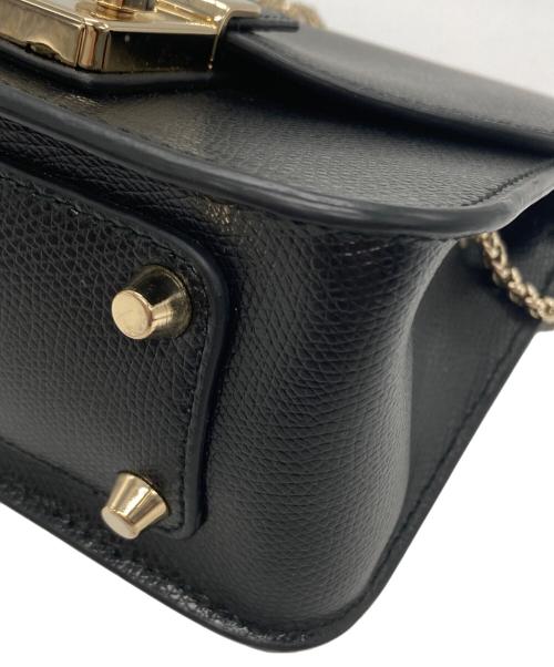 FURLA（フルラ）FURLA (フルラ) チェーンショルダーバッグ ブラックの古着・服飾アイテム