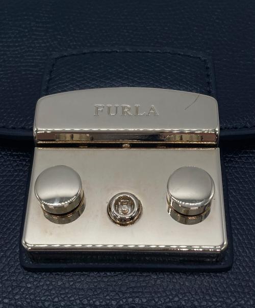 FURLA（フルラ）FURLA (フルラ) チェーンショルダーバッグ ブラックの古着・服飾アイテム