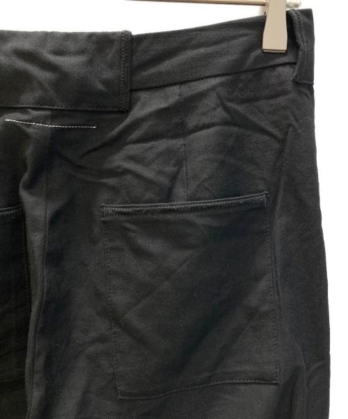 MM6 Maison Margiela（エムエムシックスメゾンマルジェラ）MM6 Maison Margiela (エムエムシックスメゾンマルジェラ) テーパードパンツ ブラック サイズ:40の古着・服飾アイテム