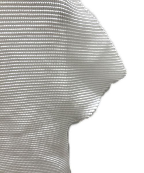 me ISSEY MIYAKE（ミーイッセイ ミヤケ）me ISSEY MIYAKE (ミーイッセイ ミヤケ) プリーツカットソー ホワイト サイズ:FREEの古着・服飾アイテム