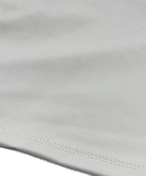 Ron Herman（ロンハーマン）Ron Herman (ロンハーマン) フェイクレザーイージーパンツ ホワイト サイズ:SIZE XSの古着・服飾アイテム