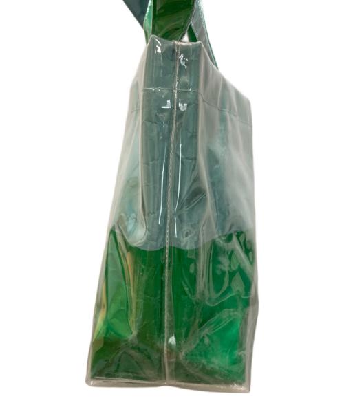 the weekend hotel（ザウィークエンドホテル）THE WEEKEND HOTEL (ザウィークエンドホテル) PVCBag グリーンの古着・服飾アイテム