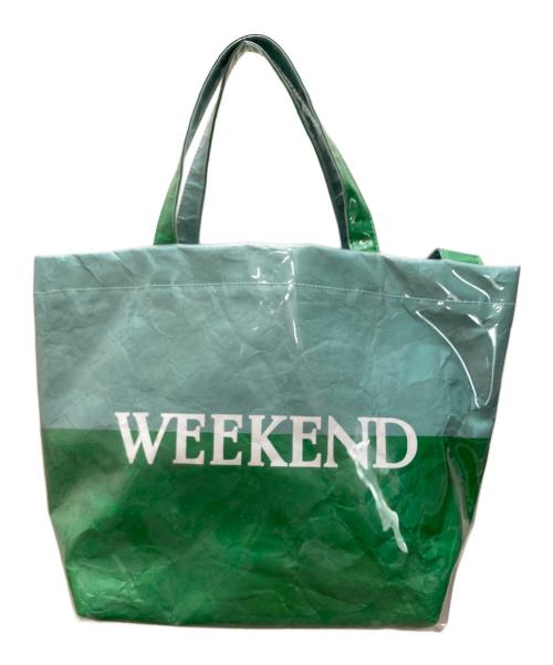 the weekend hotel（ザウィークエンドホテル）THE WEEKEND HOTEL (ザウィークエンドホテル) PVCBag グリーンの古着・服飾アイテム