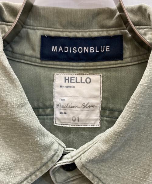 MADISON BLUE（マディソンブルー）MADISON BLUE (マディソンブルー) ミリタリーシャツ グリーン サイズ:01の古着・服飾アイテム