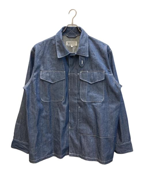 Engineered Garments WORKADAY（エンジニアドガーメンツ ワーカーデイ）Engineered Garments WORKADAY (エンジニアドガーメンツ ワーカーデイ) MC JACKET インディゴ サイズ:SIZE Mの古着・服飾アイテム