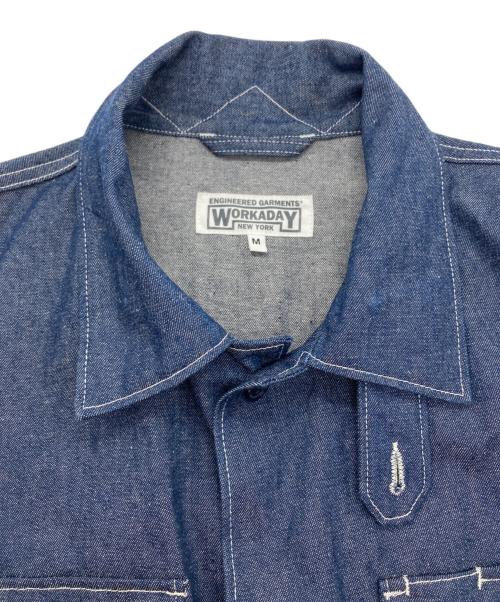 Engineered Garments WORKADAY（エンジニアドガーメンツ ワーカーデイ）Engineered Garments WORKADAY (エンジニアドガーメンツ ワーカーデイ) MC JACKET インディゴ サイズ:SIZE Mの古着・服飾アイテム