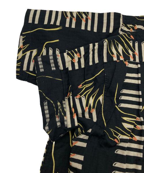 Star OF HOLLYWOOD（スターオブハリウッド）Star OF HOLLYWOOD (スターオブハリウッド) PIANO アロハシャツ ブラック サイズ:SIZE Mの古着・服飾アイテム