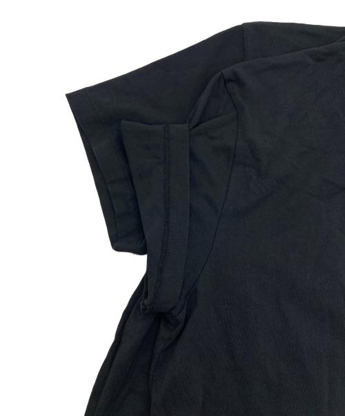 AMI Alexandre Mattiussi（アミアレクサンドルマテュッシ）AMI Alexandre Mattiussi (アミアレクサンドルマテュッシ) ハートロゴ刺繍 Tシャツ ブラック サイズ:SIZE Sの古着・服飾アイテム