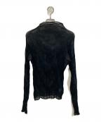 ISSEY MIYAKEイッセイミヤケ）の古着「プリーツカットソー」｜ブラック