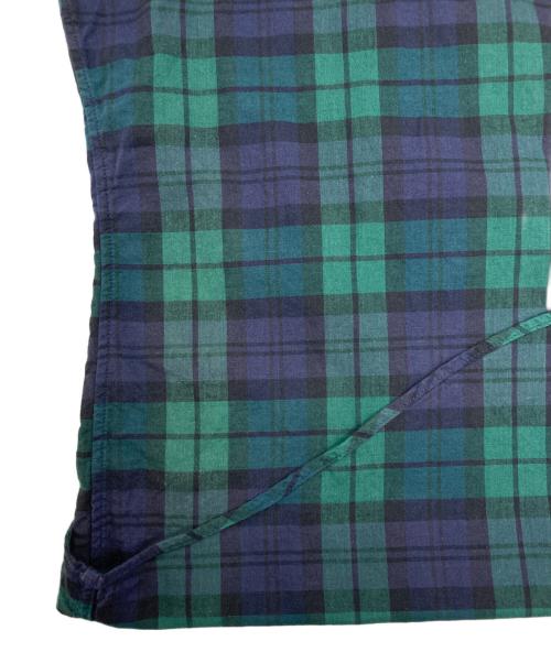 RALPH LAUREN（ラルフローレン）RALPH LAUREN (ラルフローレン) 半袖チェック BDシャツ グリーン×ネイビー サイズ:SIZE XXXLの古着・服飾アイテム