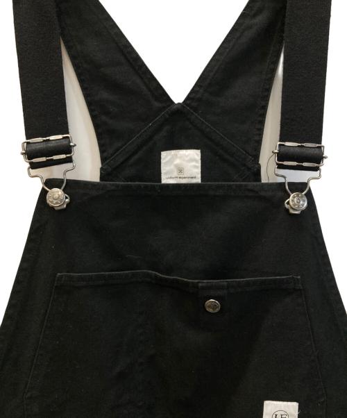 uniform experiment（ユニフォームエクスペリメント）uniform experiment (ユニフォームエクスペリメント) OVERALLS ブラック サイズ:3の古着・服飾アイテム