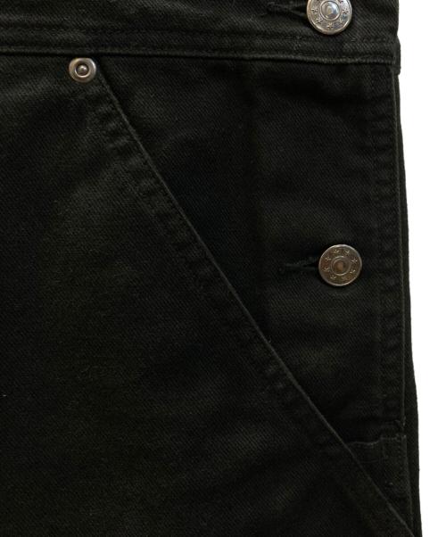 uniform experiment（ユニフォームエクスペリメント）uniform experiment (ユニフォームエクスペリメント) OVERALLS ブラック サイズ:3の古着・服飾アイテム