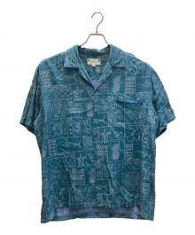 TWO PALMS×JOURNAL STANDARD（トゥーパームス×ジャーナルスタンダード）の古着「別注オーバーダイアロハシャツ」｜グリーン