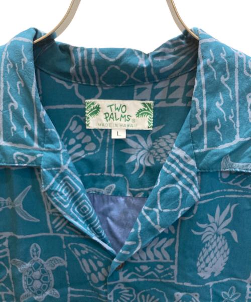 TWO PALMS（トゥーパームス）TWO PALMS (トゥーパームス) JOURNAL STANDARD (ジャーナルスタンダード) 別注オーバーダイアロハシャツ グリーン サイズ:Lの古着・服飾アイテム