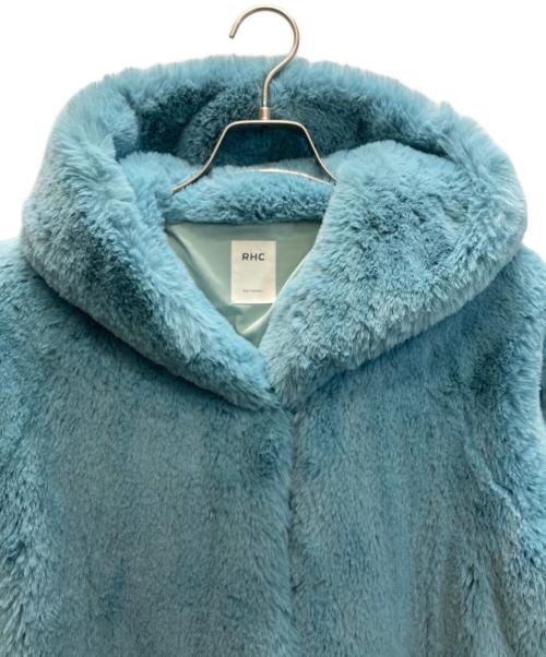 RHC Ron Herman（アールエイチシー ロンハーマン）RHC Ron Herman (アールエイチシー ロンハーマン) エコファーコート ブルー サイズ:ＸＳの古着・服飾アイテム