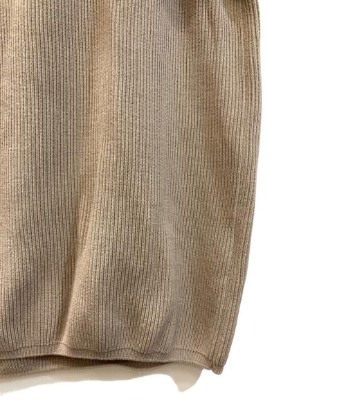 BATONER（バトナ―）BATONER (バトナ―) EXTRA HARD TWIST WOOL CREW NECK Mocha / エクストラ ハードツイスト ウール クルーネック ベージュ サイズ:2の古着・服飾アイテム