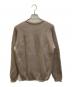 BATONER (バトナ―) EXTRA HARD TWIST WOOL CREW NECK Mocha / エクストラ ハードツイスト ウール クルーネック ベージュ サイズ:2：8000円