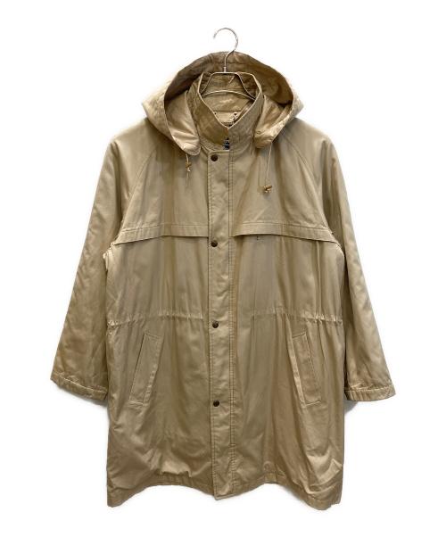 Burberry's（バーバリー）Burberry's (バーバリーズ) 裏地ノヴァチェック フーデッドコート ベージュ サイズ:Ｌの古着・服飾アイテム