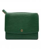 LOUIS VUITTONルイ ヴィトン）の古着「エピ グルネル ショルダーバッグ」｜ボルネオ・ グリーン