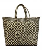 Letraレトラ）の古着「メルカドバッグ」｜ブラウン×ベージュ