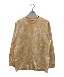 seven by seven（セブンバイセブン）の古着「タイダイロングスリーブカットソー」｜オレンジ