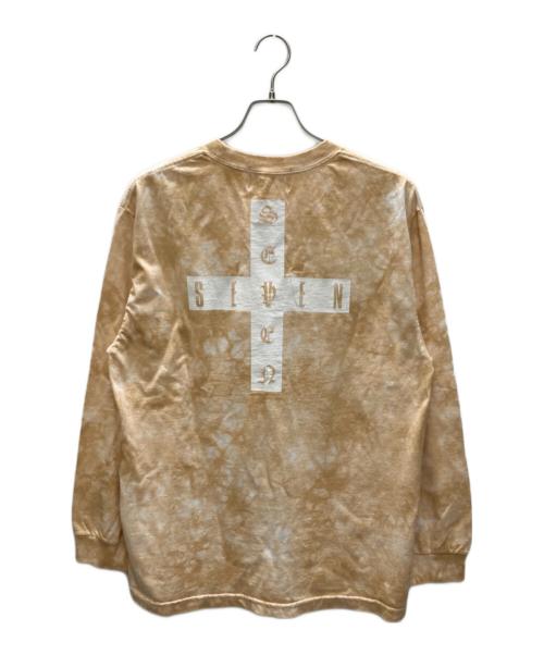 seven by seven（セブンバイセブン）seven by seven (セブンバイセブン) タイダイロングスリーブカットソー オレンジ サイズ:SIZE Mの古着・服飾アイテム