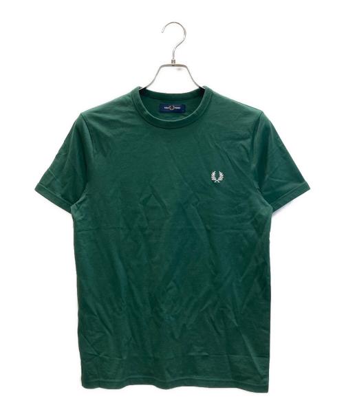 FRED PERRY（フレッドペリー）FRED PERRY (フレッドペリー) Ringer T-Shirt / リンガー Tシャ グリーン サイズ:SIZE Sの古着・服飾アイテム
