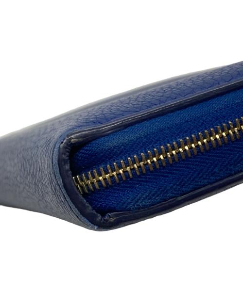 CELINE（セリーヌ）CELINE (セリーヌ) ラウンドジップウォレット ネイビーの古着・服飾アイテム