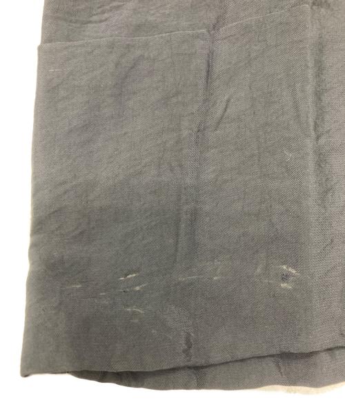 uncrave（アンクレイヴ）uncrave (アンクレイヴ) ドレープツイルワイドパンツ ネイビー サイズ:SIZE Sの古着・服飾アイテム