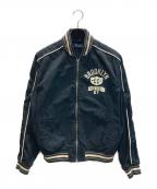 POLO RALPH LAURENポロ・ラルフローレン）の古着「Librine Varsity Jacket」｜ブラック