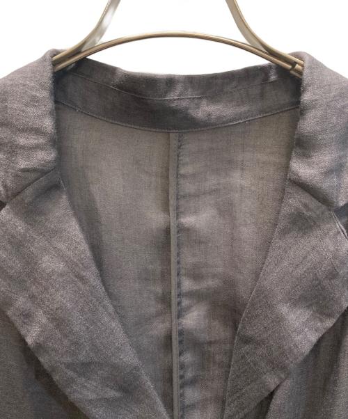 SLOBE IENA（スローブ イエナ）SLOBE IENA (スローブ イエナ) ラミージョーゼットジャケット グレー サイズ:FREEの古着・服飾アイテム