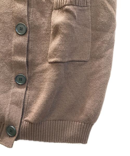 SLOBE IENA（スローブ イエナ）SLOBE IENA (スローブ イエナ) ダブルポケットニットベスト ブラウン サイズ:FREEの古着・服飾アイテム