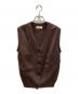 SLOBE IENA（スローブ イエナ）の古着「ダブルポケットニットベスト」｜ブラウン
