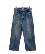PAY DAYペイデイ）の古着「ストレートデニムパンツ」｜インディゴ