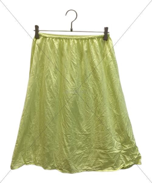 SLOBE IENA（スローブ イエナ）SLOBE IENA (スローブ イエナ) クリンクルギャザーキャミワンピース イエロー サイズ:Freeの古着・服飾アイテム