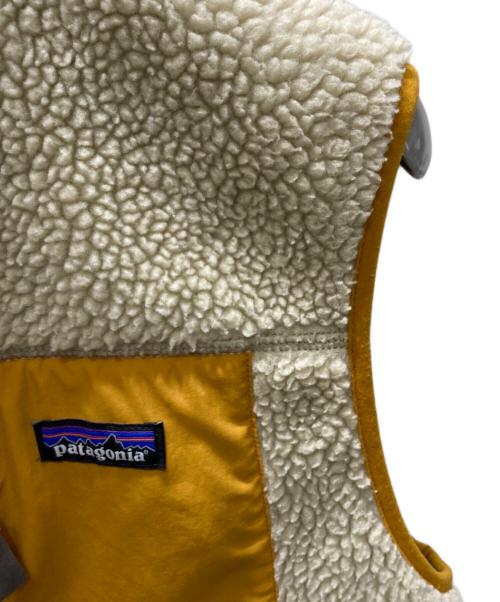 Patagonia（パタゴニア）Patagonia (パタゴニア) Classic Retro-X Vest クラシック レトロX ベスト イエロー×ベージュ サイズ:Mの古着・服飾アイテム
