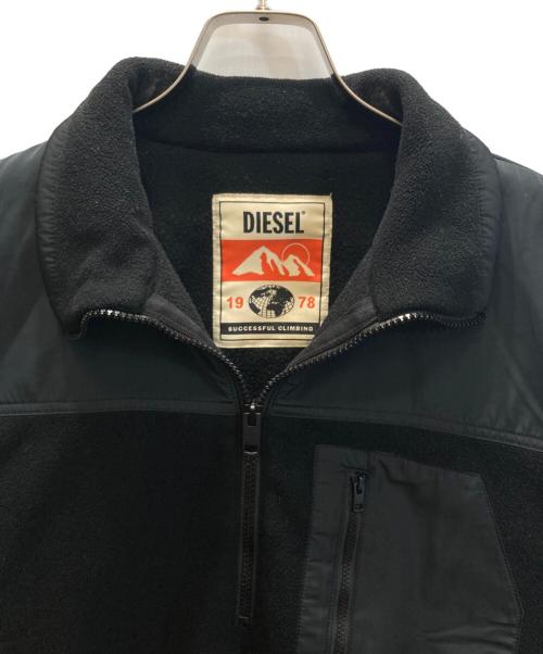 DIESEL（ディーゼル）DIESEL (ディーゼル) S-TRAIL フリースプルオーバー ブラック サイズ:SIZE Mの古着・服飾アイテム