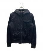 DIESELディーゼル）の古着「ミリタリー ナイロン フーデットジャケット」｜ブラック