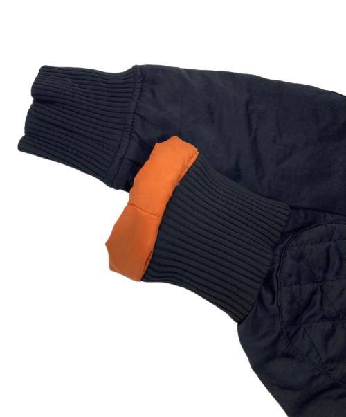 DIESEL（ディーゼル）DIESEL (ディーゼル) ミリタリー ナイロン フーデットジャケット ブラック サイズ:SIZE Lの古着・服飾アイテム