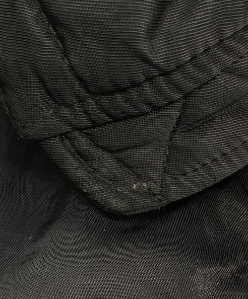DIESEL（ディーゼル）DIESEL (ディーゼル) ミリタリー ナイロン フーデットジャケット ブラック サイズ:SIZE Lの古着・服飾アイテム