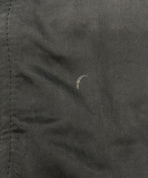 DIESEL（ディーゼル）DIESEL (ディーゼル) ミリタリー ナイロン フーデットジャケット ブラック サイズ:SIZE Lの古着・服飾アイテム