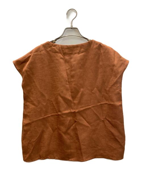 SLOBE IENA（スローブ イエナ）SLOBE IENA (スローブ イエナ) リネンライクブラウス×パンツセットアップ ブラウン サイズ:Sの古着・服飾アイテム