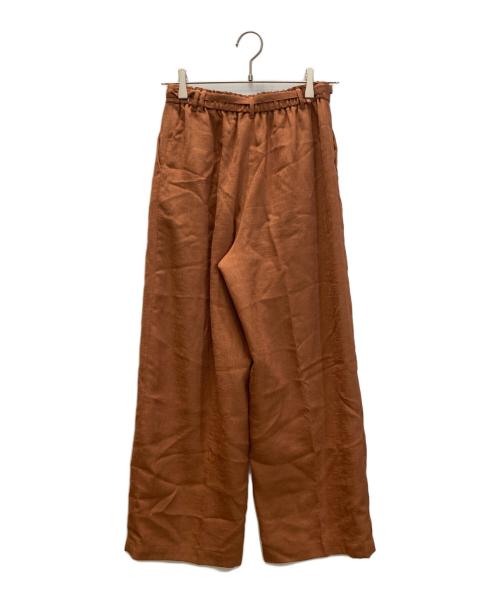 SLOBE IENA（スローブ イエナ）SLOBE IENA (スローブ イエナ) リネンライクブラウス×パンツセットアップ ブラウン サイズ:Sの古着・服飾アイテム