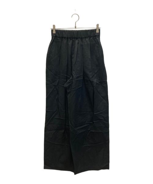 L'ESSAGE JOURNAL STANDARD（ジャーナルスタンダードレサージュ）L'ESSAGE JOURNAL STANDARD (ジャーナルスタンダードレサージュ) リノリオグログランイージーパンツ ブラック サイズ:M 未使用品の古着・服飾アイテム